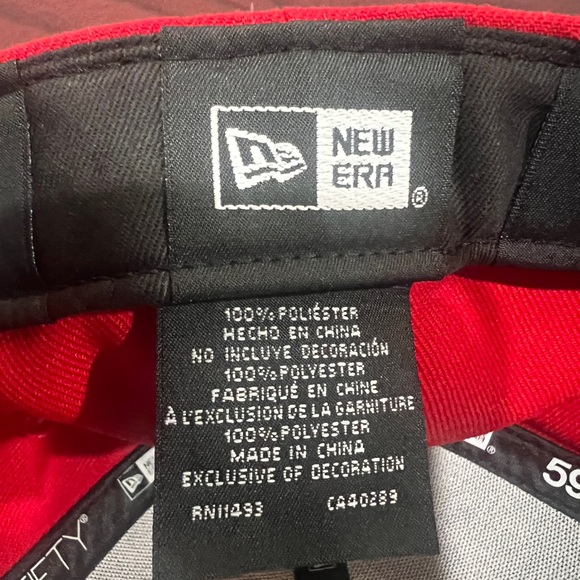 New Era, 59Fifty Fitted Hat, New York Yankees, Red & Yellow - Picture 7 of 10